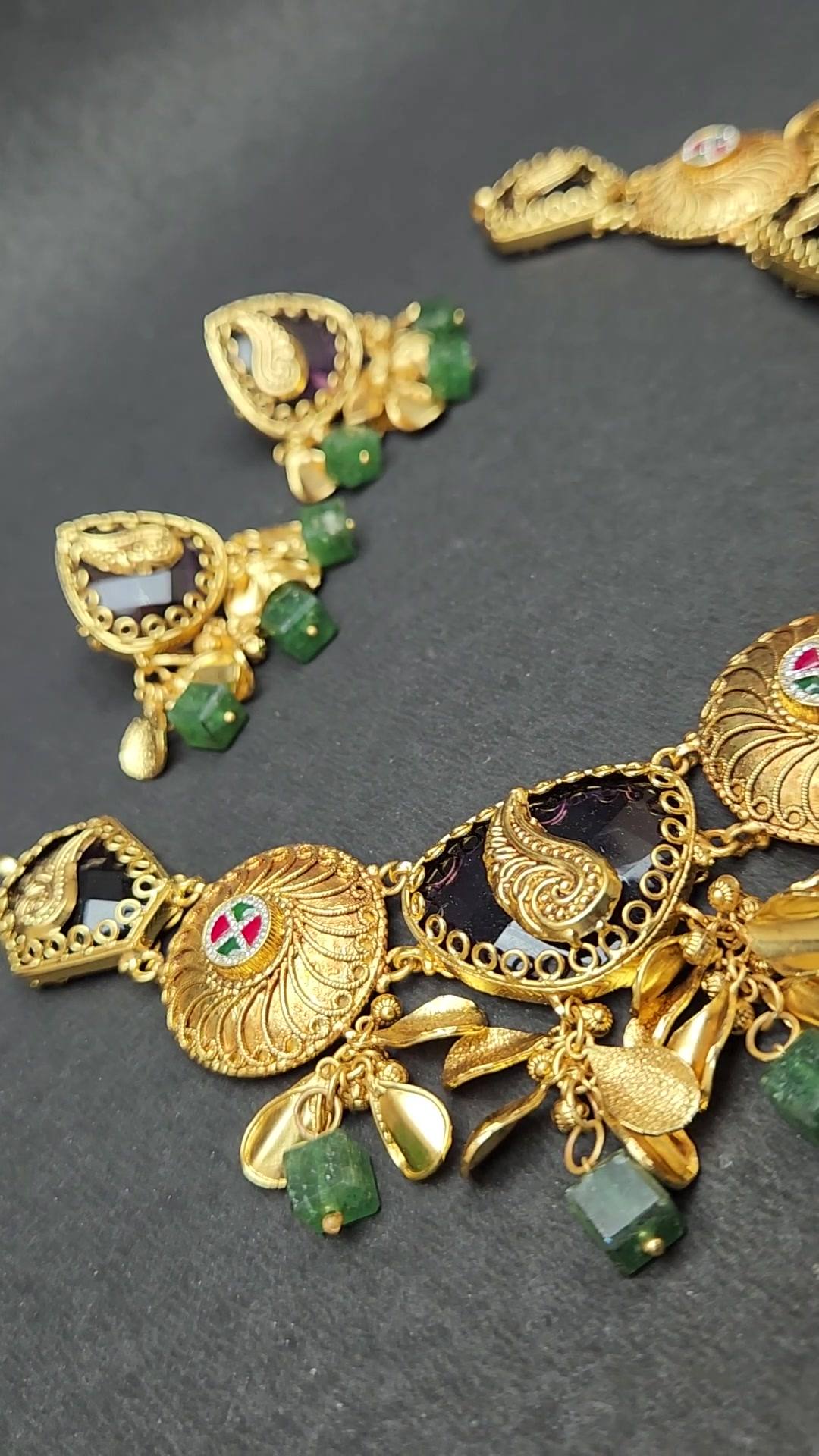 Close-up video of the Kairi Petal Necklace